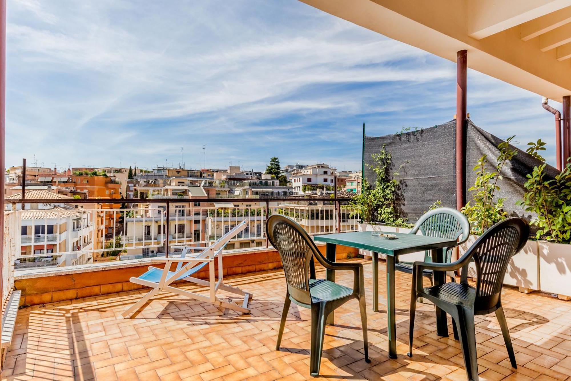 L'Attico Con Terrazza In Corso Francia Apartment Rome Exterior photo